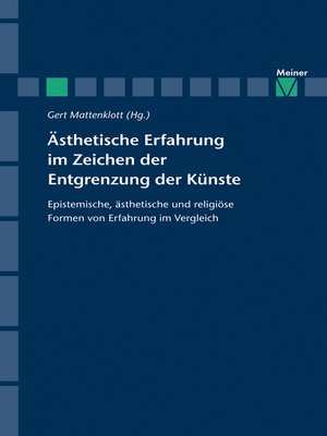 cover image of Ästhetische Erfahrung im Zeichen der Entgrenzung der Künste